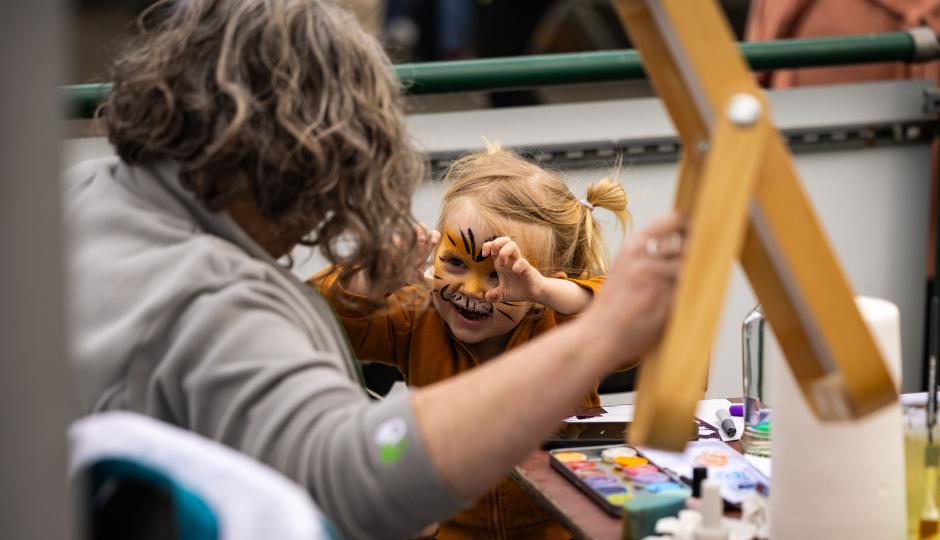 Er werd grime voor jonge kinderen voorzien op het evenement.